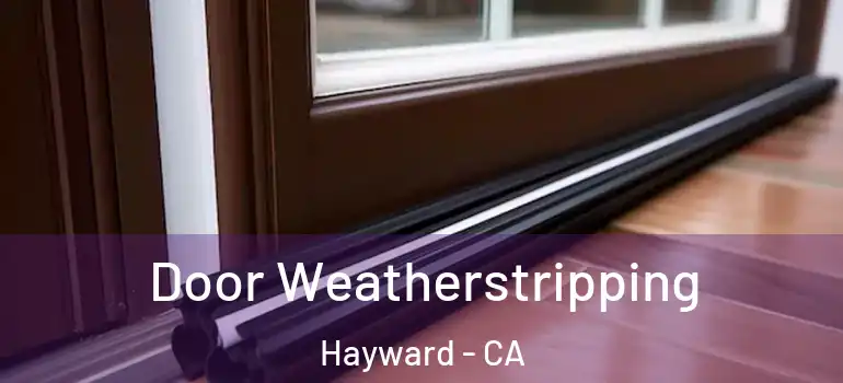  Door Weatherstripping Hayward - CA
